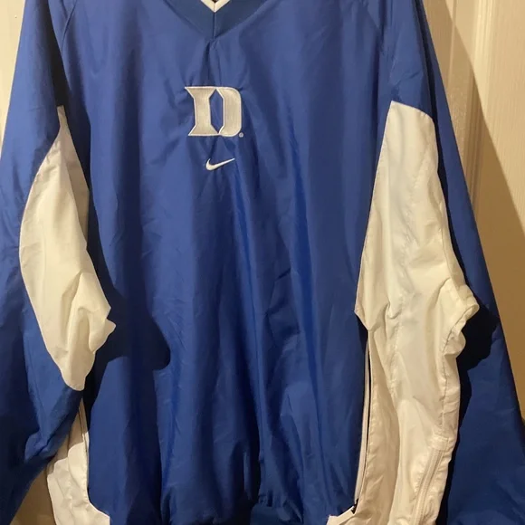 🔥🔥Vintage IMMACULATE Duke Blue Devils Nike Pullover Windbreaker🔥🔥 - Picture 2 of 10